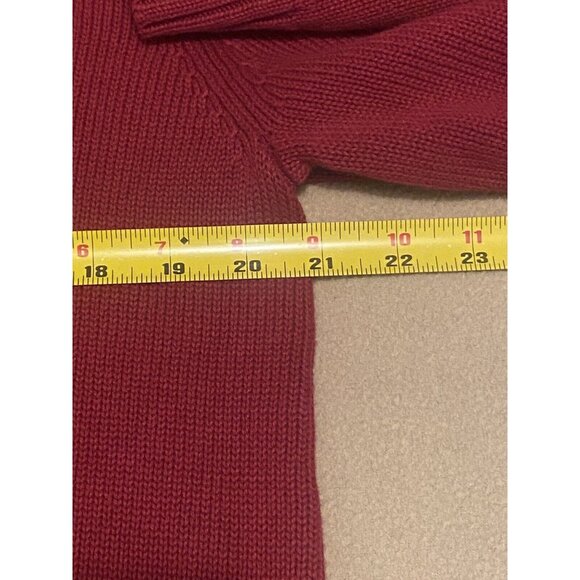 Retreat Sweater Men's Red Medium (40) Cotton Long Sleeve Shirt Preppy - Picture 6 of 6